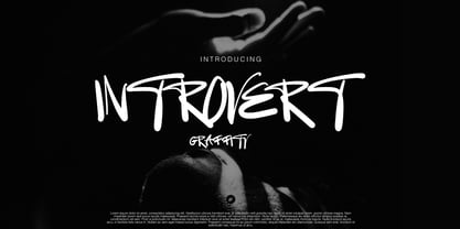 Introvert Graffity Font Poster 1