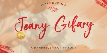 Jeany Gifary Font Poster 1