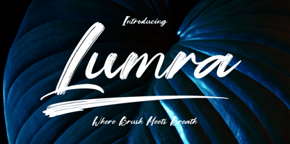 Lumra Font Poster 1