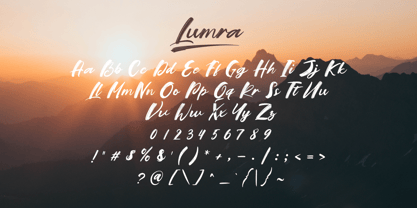 Lumra Font Poster 8