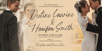 Right Smith Font Poster 7