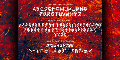 Maidern Font Poster 3