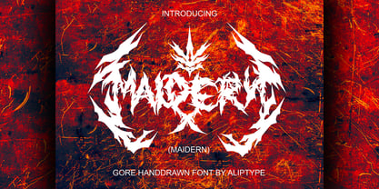 Maidern Font Poster 1