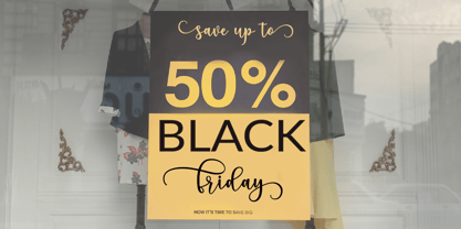 Carla selia Font Poster 3