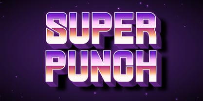 Super Punch Font Poster 1