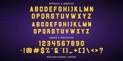 Super Punch Font Poster 7