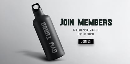 Super Punch Font Poster 3