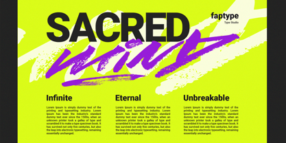 Lust Cyber Font Poster 2