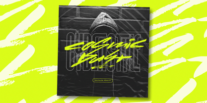 Lust Cyber Font Poster 9