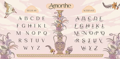 Amorthe Font Poster 4
