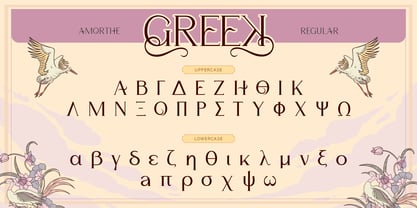 Amorthe Font Poster 8