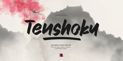 Tenshoku Font Poster 1