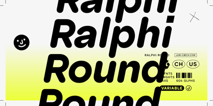 Ralphi Round Font Poster 1