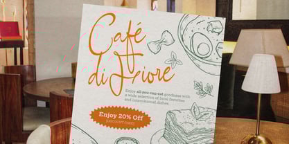 Italian Delight Font Poster 5