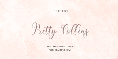 Pretty Collins Font Poster 1