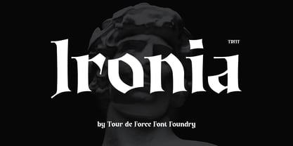 Ironia Font Poster 1