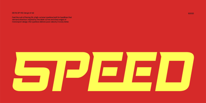 Racing 58 Font Poster 3