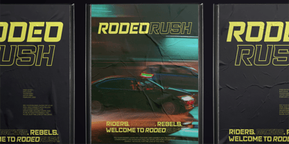 Racing 58 Font Poster 9