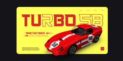 Racing 58 Font Poster 7