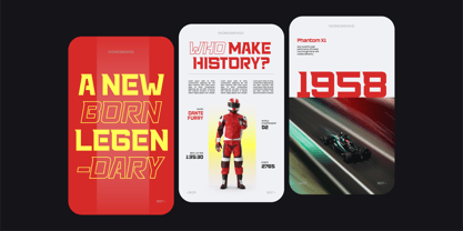 Racing 58 Font Poster 8