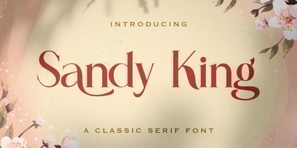 Sandy King Font Poster 1