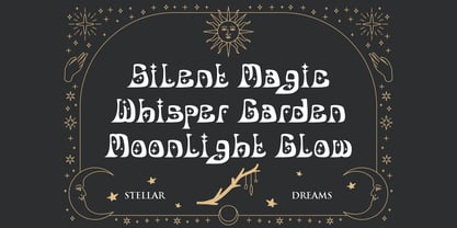 Stellar Dreams Font Poster 3
