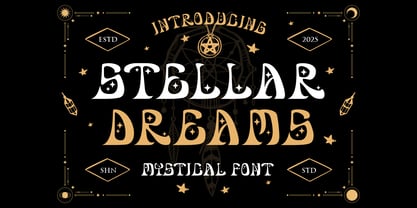 Stellar Dreams Font Poster 1