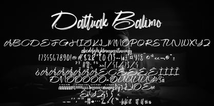 Dattuak Balimo Font Poster 2