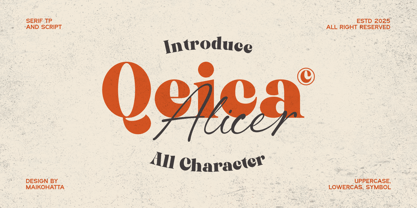 Alicer Script Font Poster 1