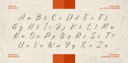 Alicer Script Font Poster 7