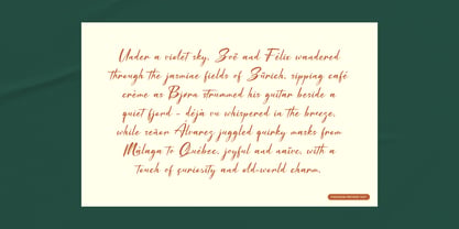 Waiting Cassey Font Poster 6