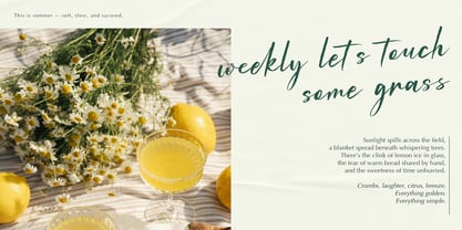 Waiting Cassey Font Poster 4