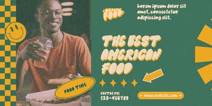 Zombie Funny Font Poster 3