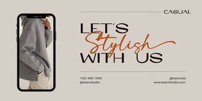 Balistica Signatura Font Poster 10