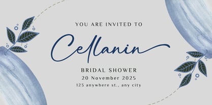 Balistica Signatura Font Poster 7