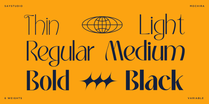 Mochira Font Poster 2