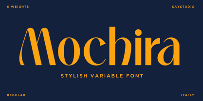 Mochira Font Poster 1