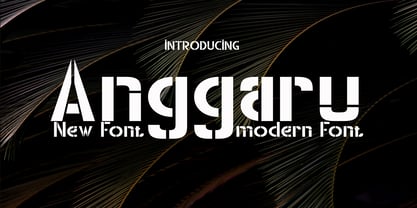 Anggaru Font Poster 1