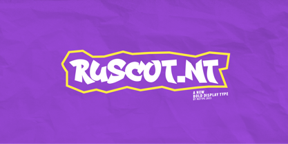 Ruscot Font Poster 1