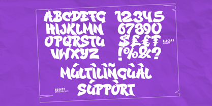 Ruscot Font Poster 2