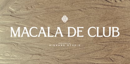 Macala De Club Font Poster 1