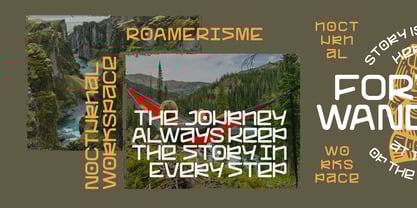 Roamer Isme Font Poster 3