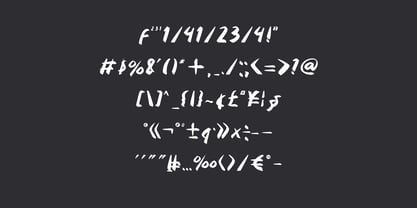 Noka Brush Font Poster 4