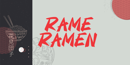 Noka Brush Font Poster 3