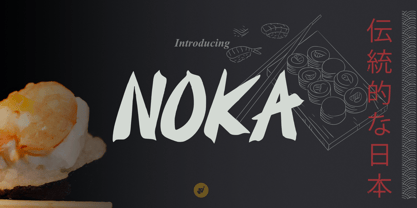 Noka Brush Font Poster 1