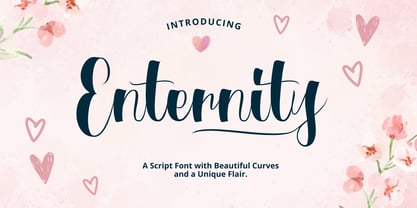 Enternity Font Poster 1