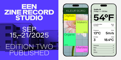 Radianz Font Poster 14