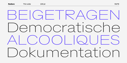 Radianz Font Poster 6