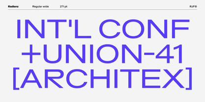 Radianz Font Poster 8