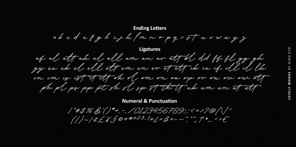 Lovely Words Font Poster 13